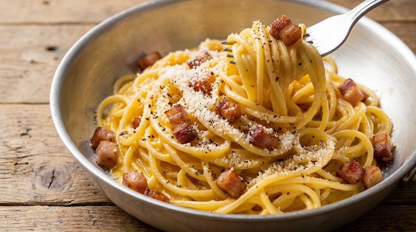 정통 로마식 까르보나라 (Pasta alla Carbonara)