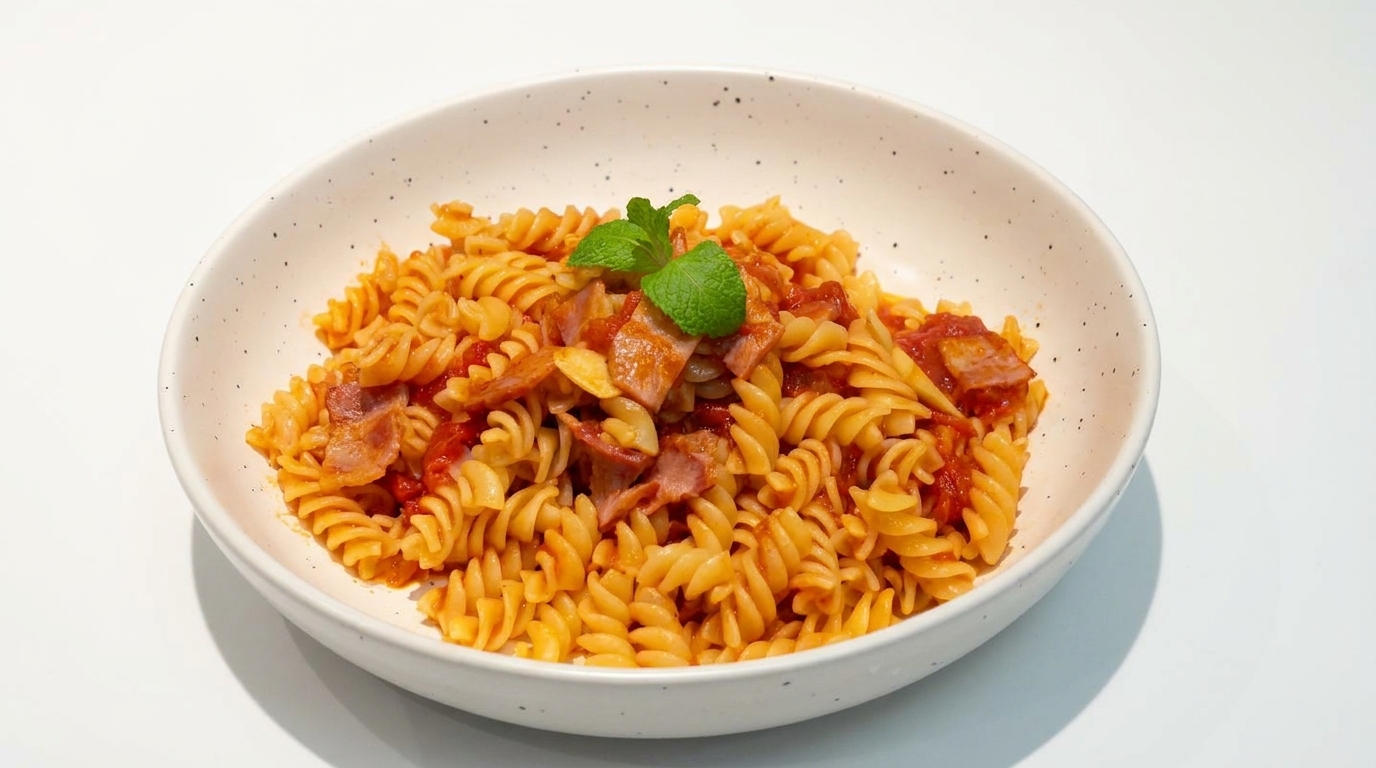 클래식 토마토 베이컨 푸실리