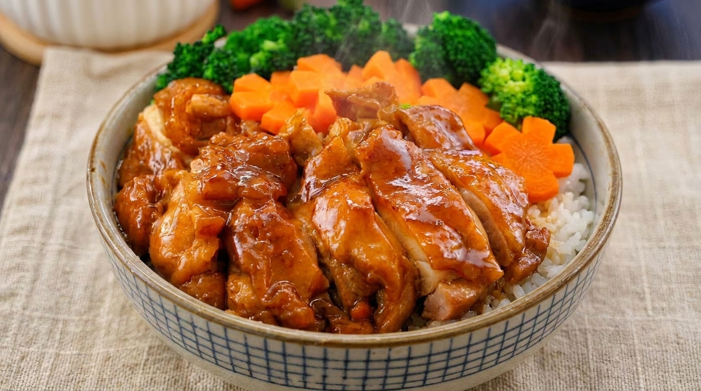 요시노야 스타일 치킨 덮밥