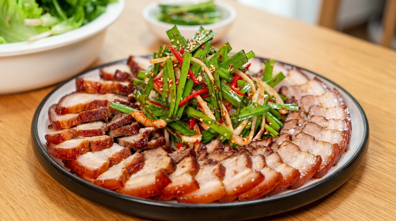 레드 와인 통삼겹 조림