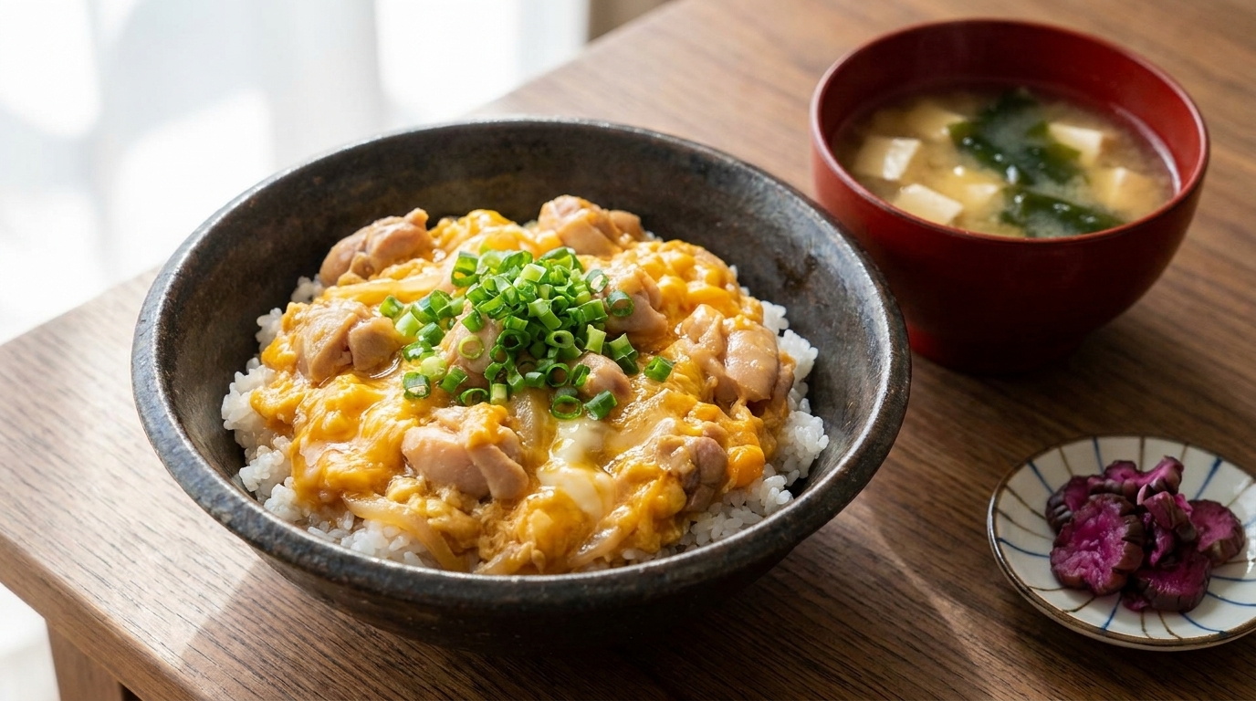 정통 오야코동 (일본식 닭고기 계란 덮밥 레시피)