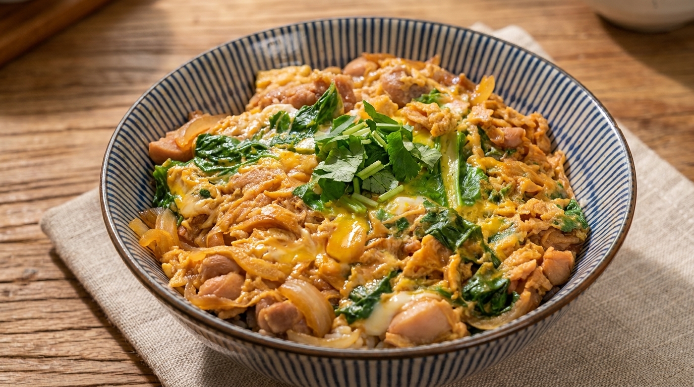 정통 오야코동 (일본식 닭고기 계란 덮밥 레시피)