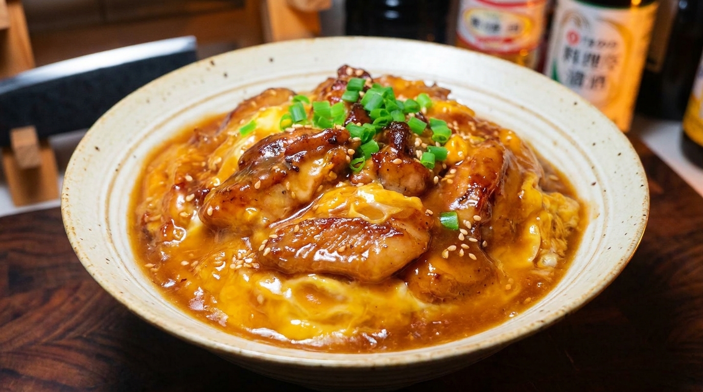 일본식 오야코동 (닭고기 계란 덮밥) 레시피