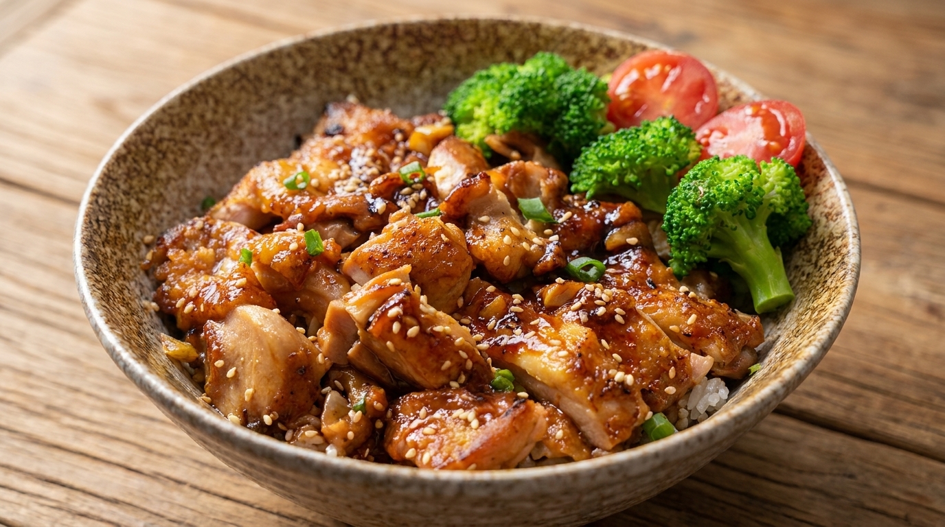 식당 맛 그대로! 실패 없는 촉촉한 데리야끼 치킨 덮밥