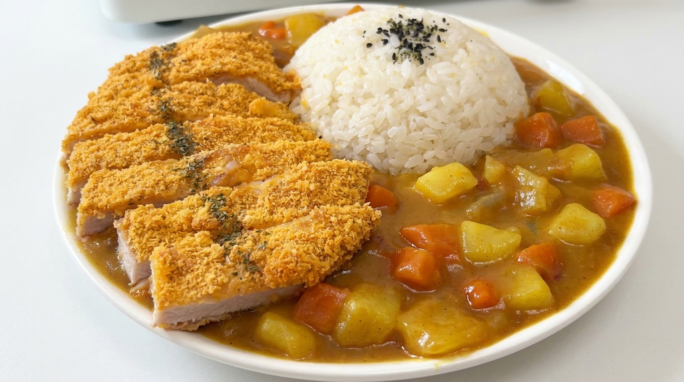 일본식 치킨 가츠 카레 라이스