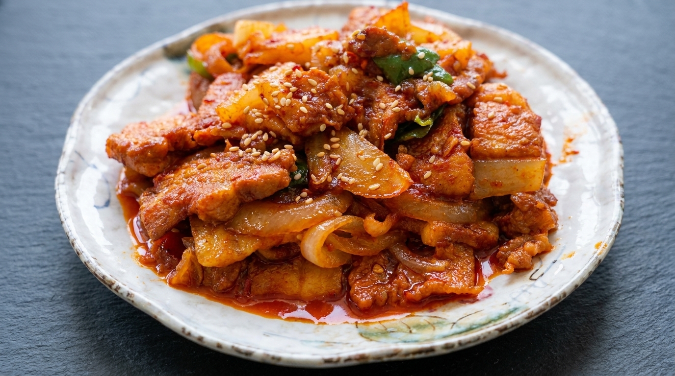 매콤달콤한 밥도둑, 정통 제육볶음 황금레시피