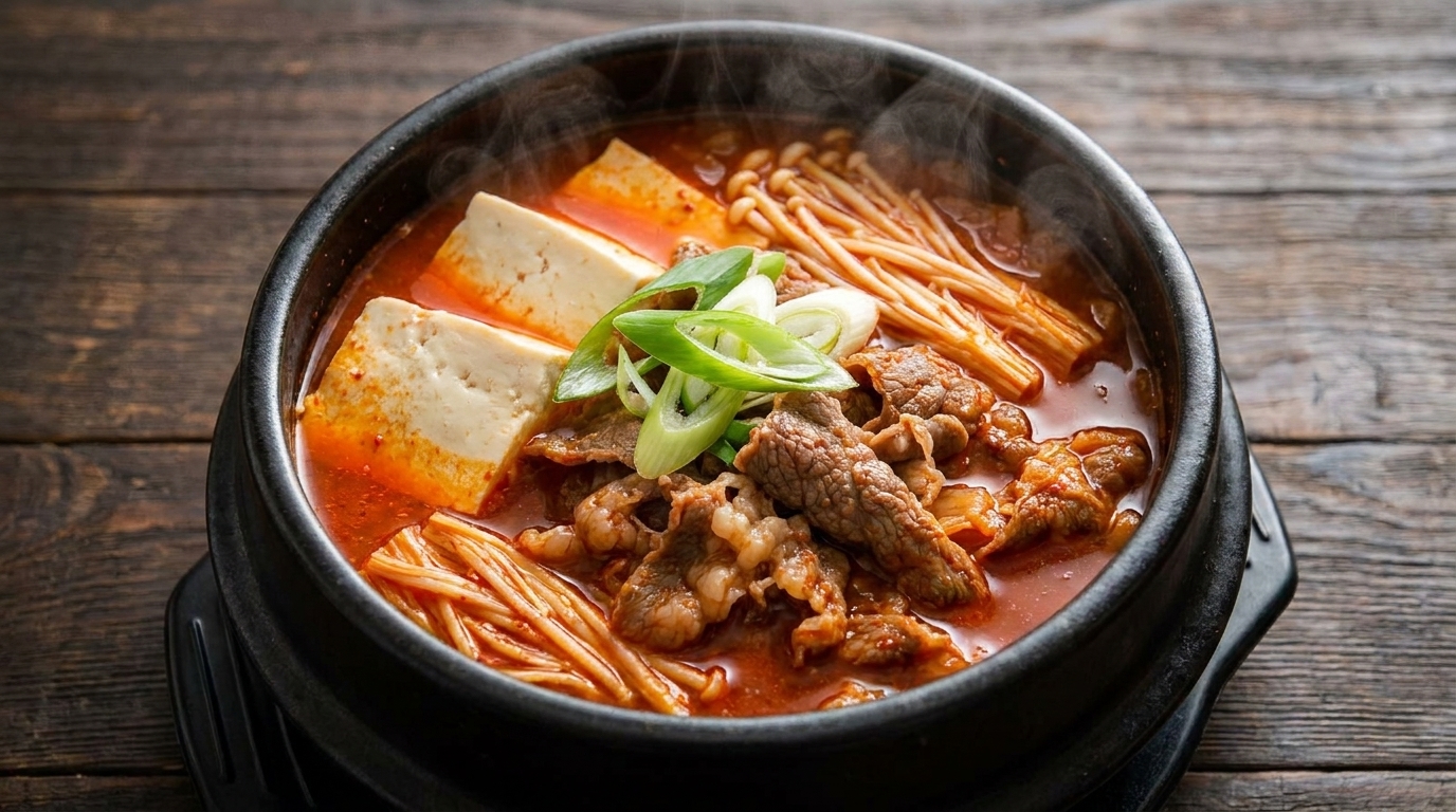 소고기 김치찌개 (Korean Beef Kimchi Stew)