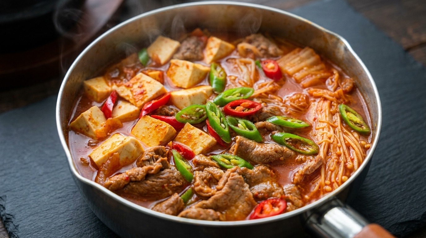 소고기 두부 김치찌개 레시피