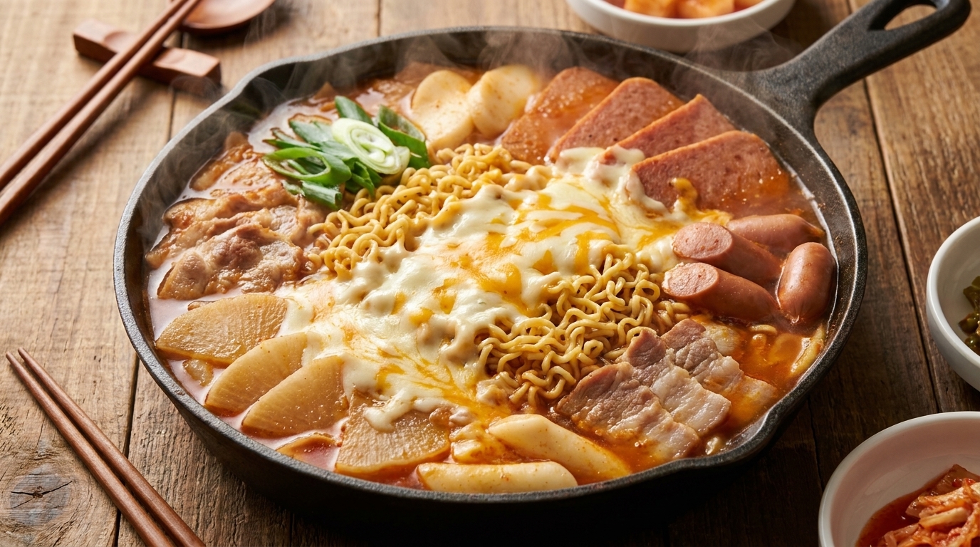 간편 부대찌개 (Budae Jjigae)