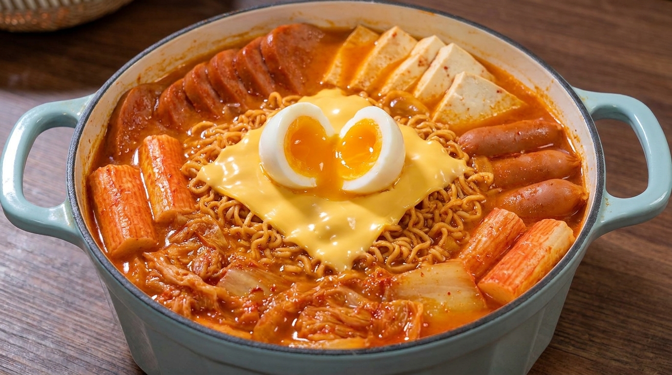 얼큰하고 진한 정통 부대찌개