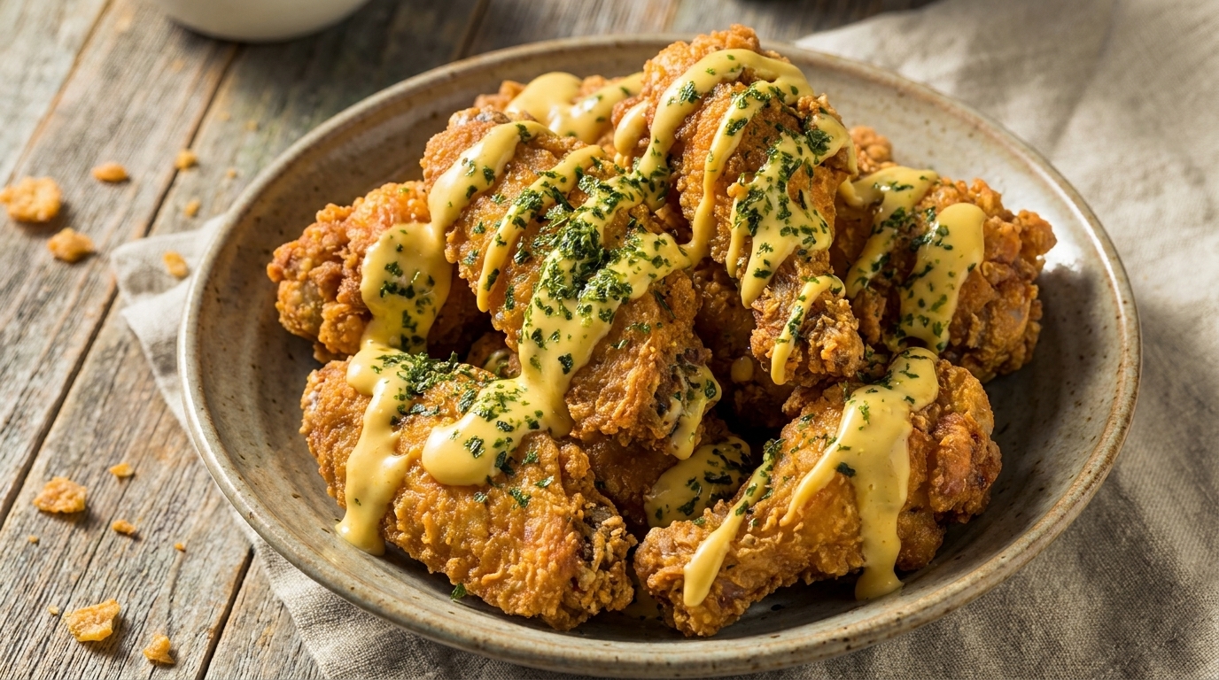 허니 치즈 머스타드 치킨