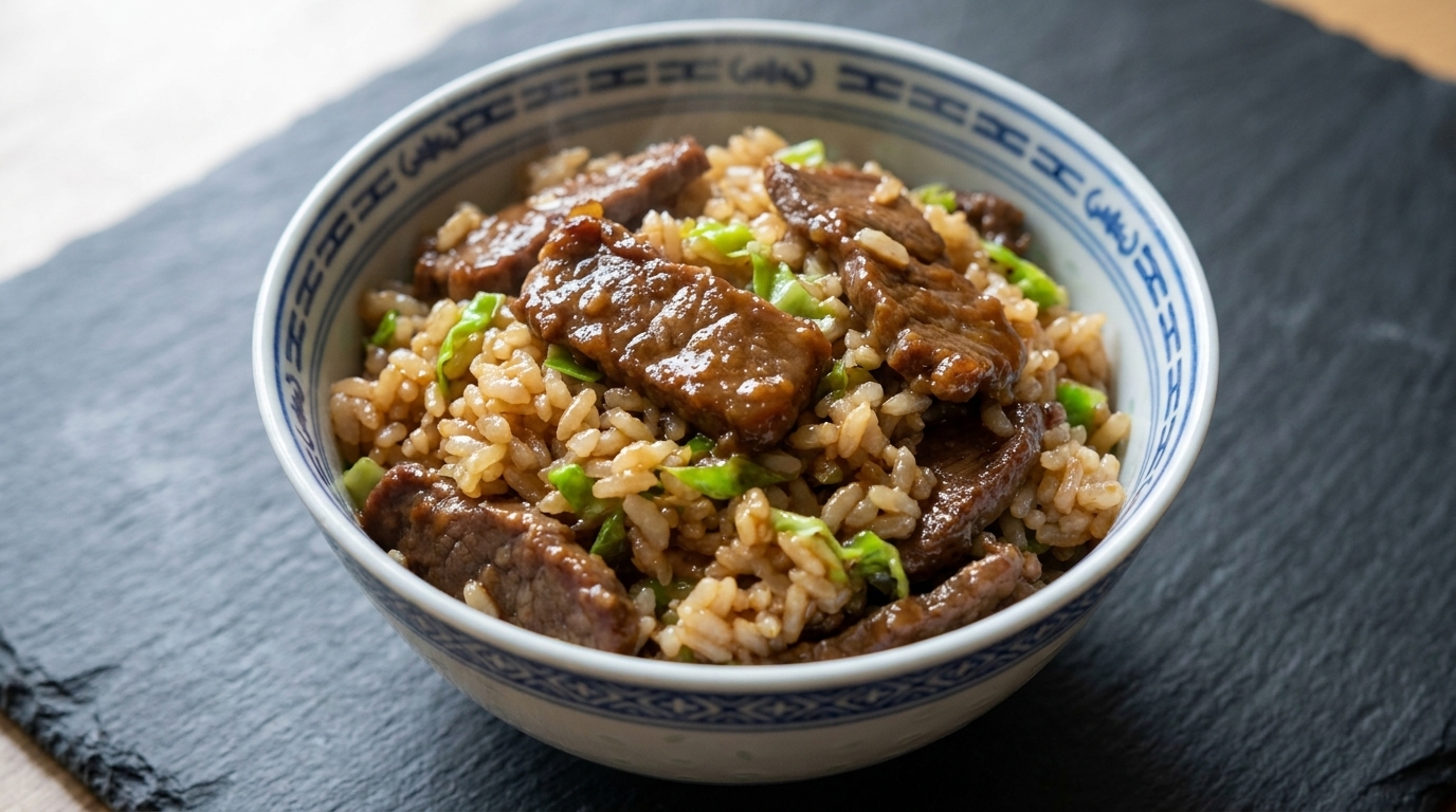 감칠맛 폭발 미소 소고기 볶음밥