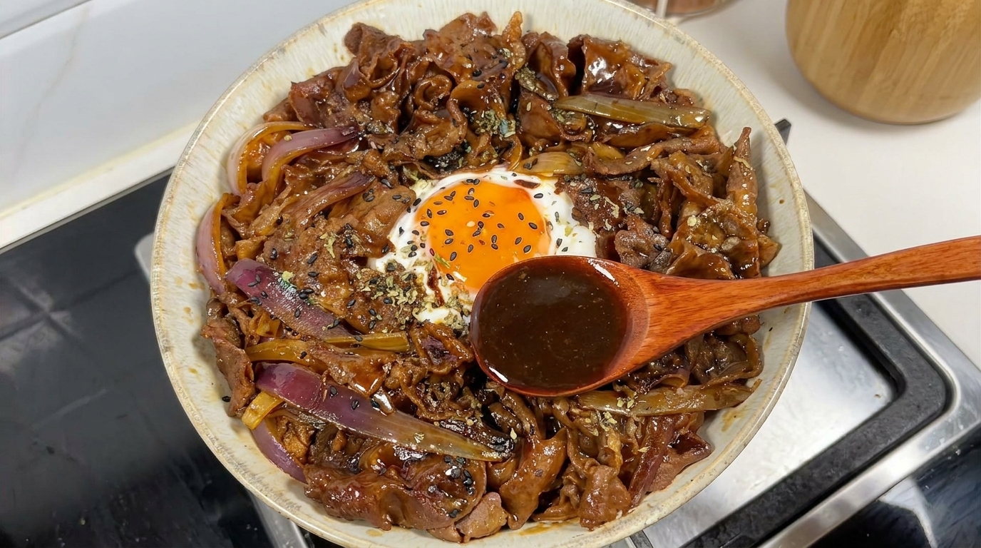 간편한 데리야끼 소고기 덮밥