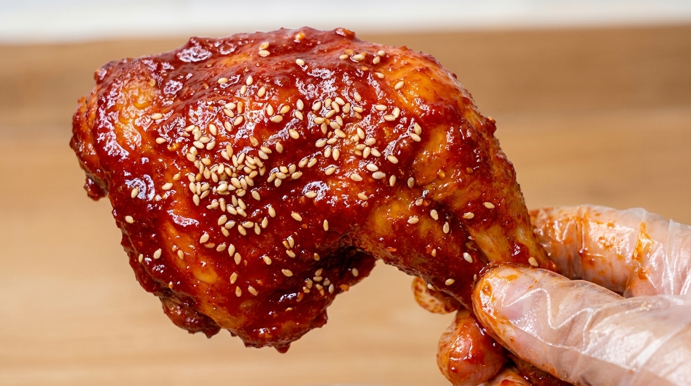 저칼로리 한국식 오븐 닭다리 구이
