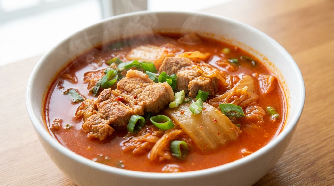 클래식 한국 김치찌개