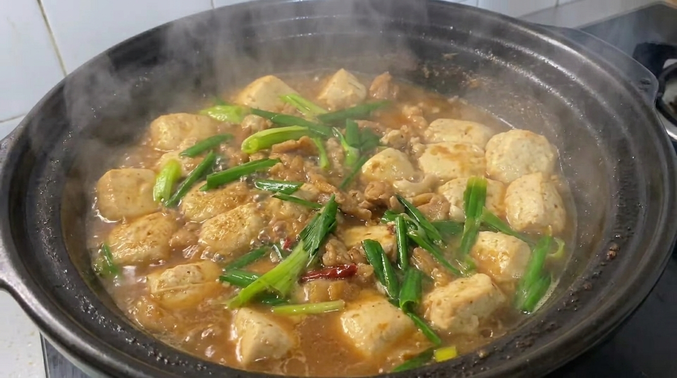 돼지고기 삼겹살 취두부 찜