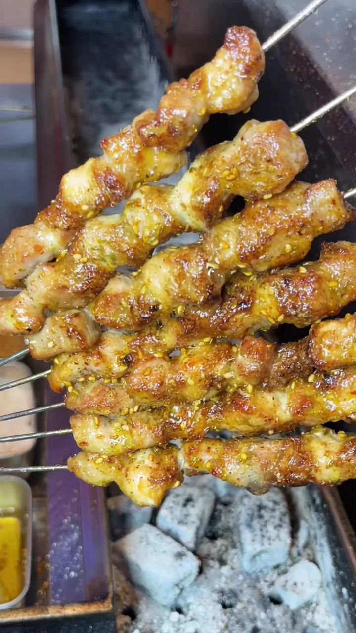 정통 중국식 삼겹살 꼬치구이