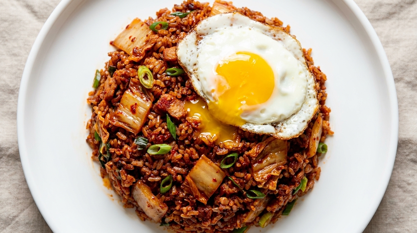 클래식 한국식 김치볶음밥