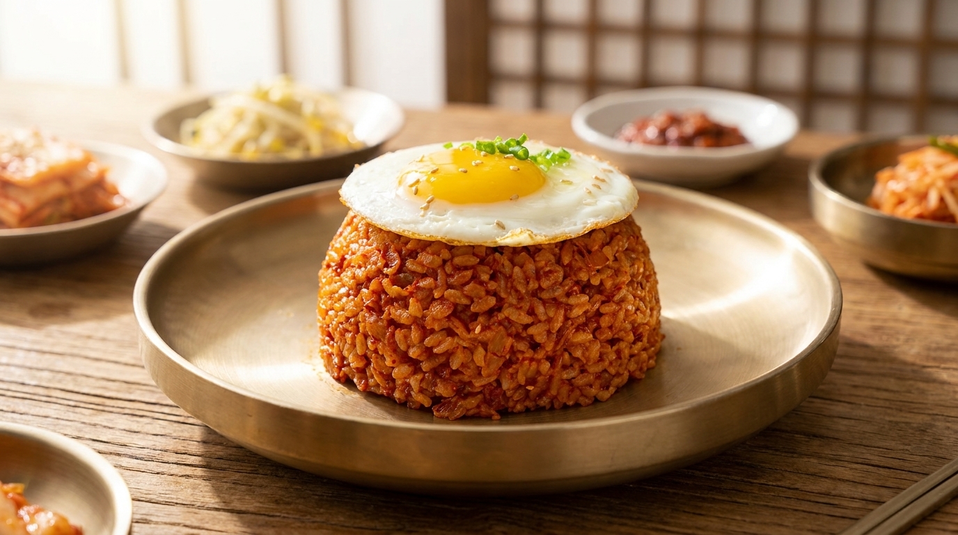 클래식 한국식 김치볶음밥