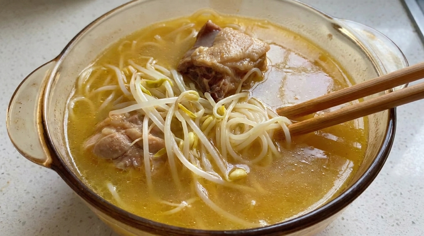 진하고 깊은 맛의 노계 국수