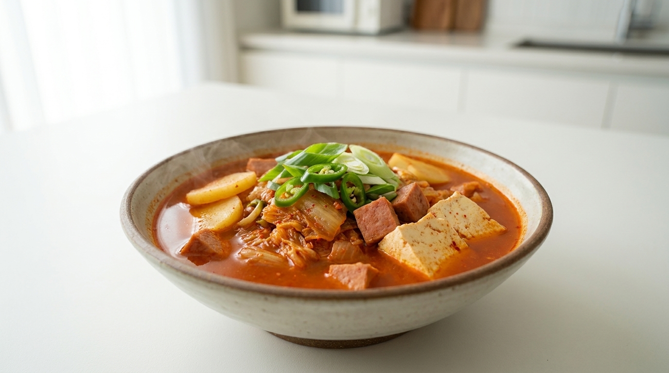 감칠맛 가득한 스팸 김치찌개