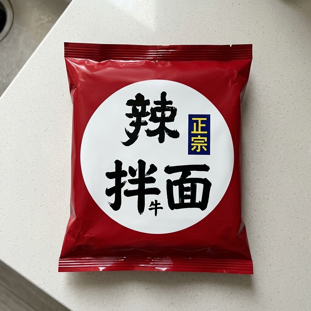 끓는 물에 라면 사리를 넣고 익히는 모습.