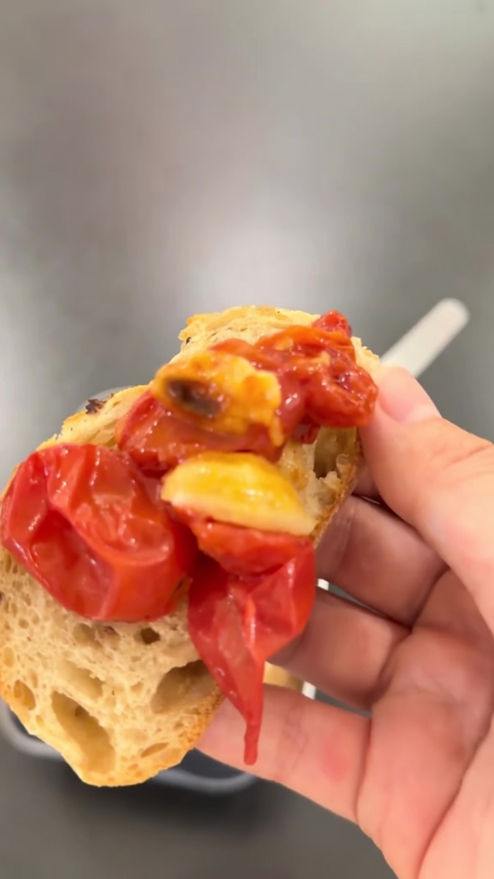 전자레인지로 만드는 체리 토마토 오일 절임