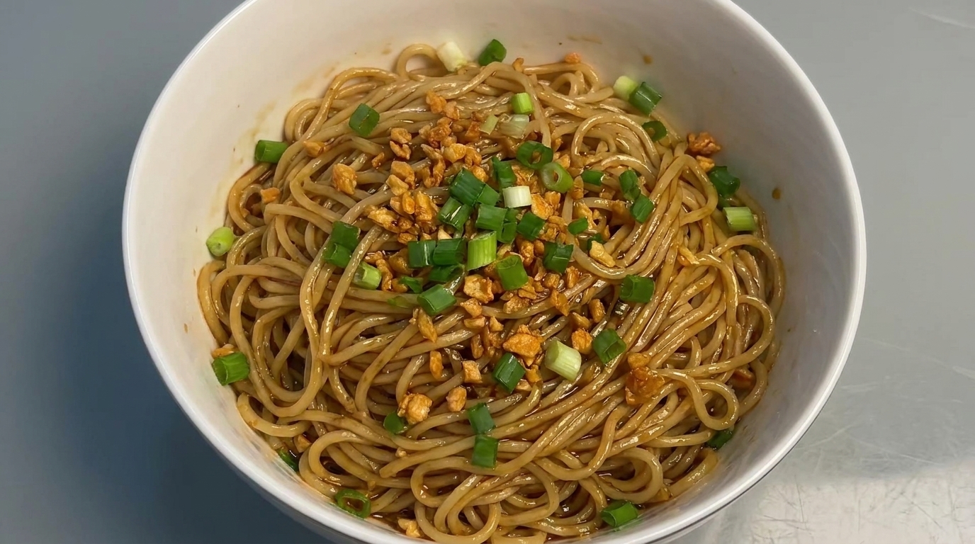마늘 기름 간장 비빔면