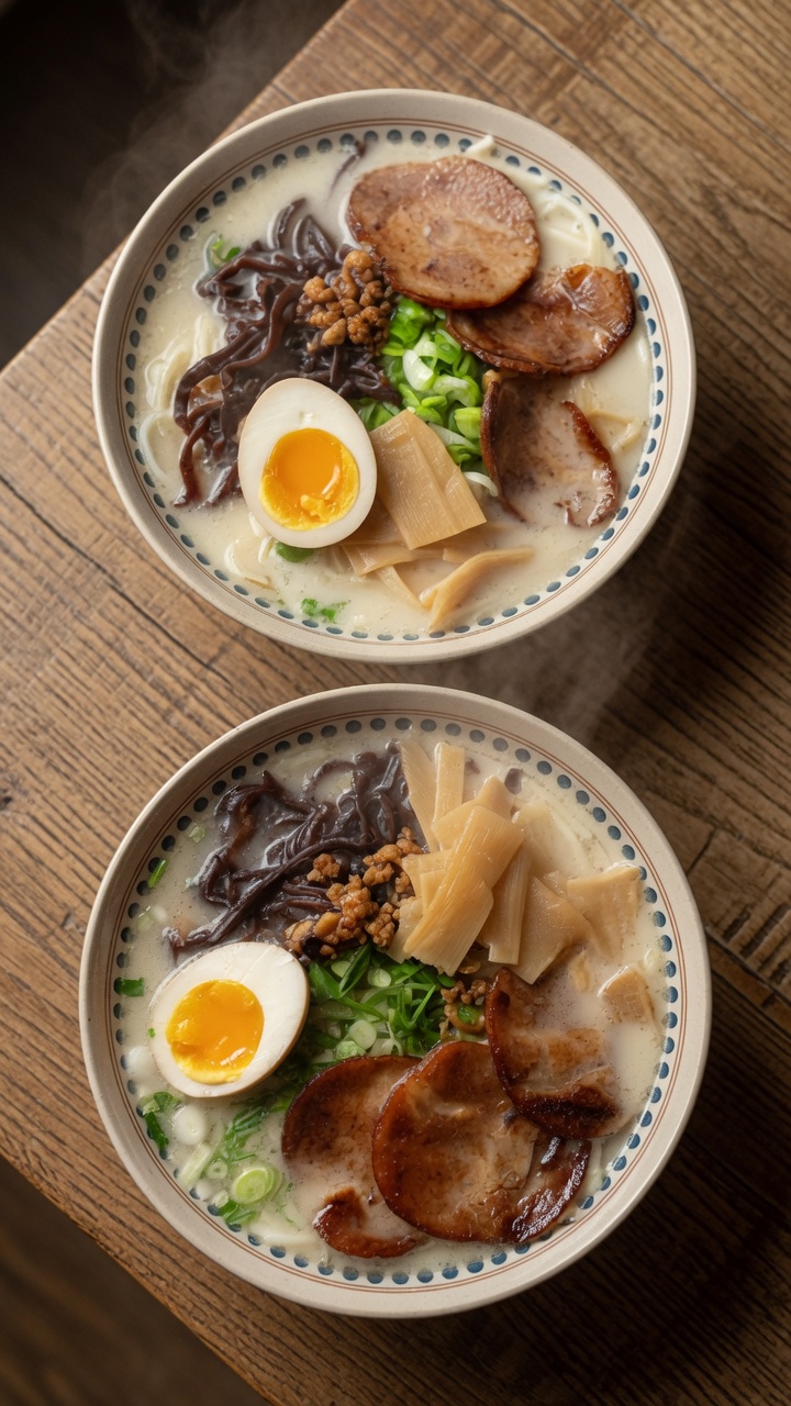 일본식 돈코츠 차슈 라멘