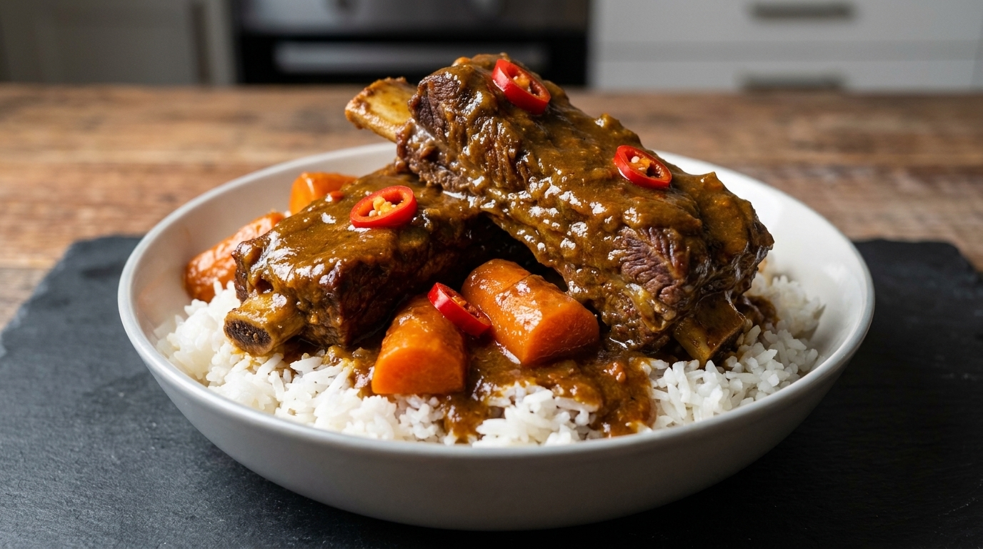매콤 카레 소갈비찜