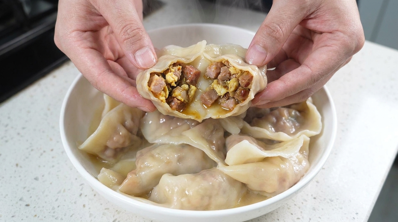 바비큐 삼겹살 만두