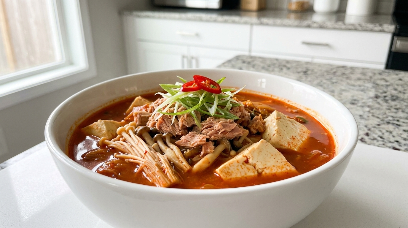 깊은 맛이 일품인 참치김치찌개