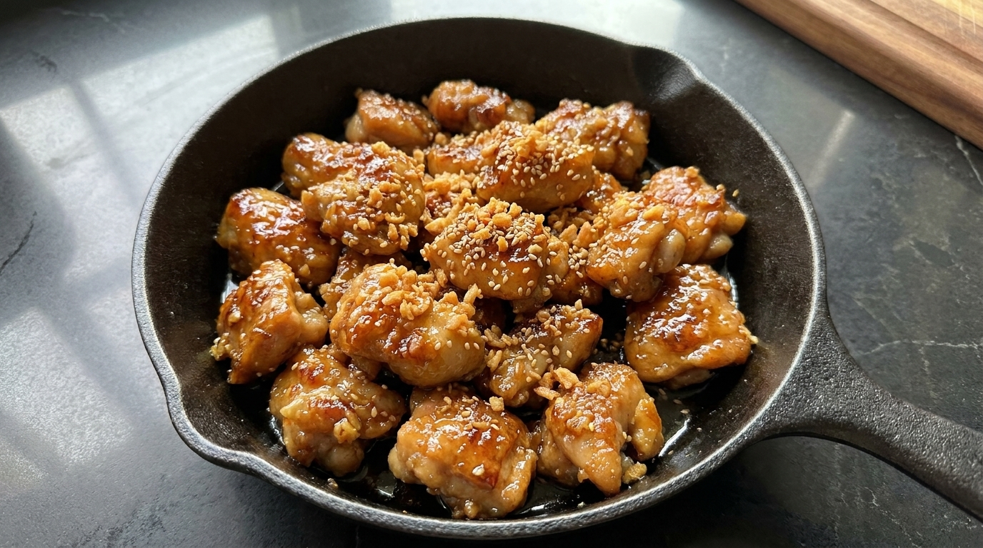 바삭한 갈릭 버터 치킨