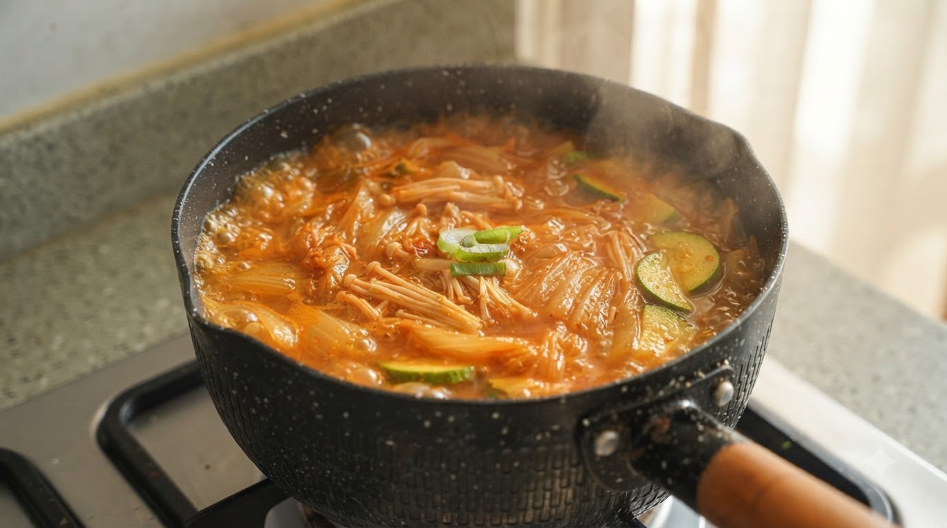 정통 소고기 김치찌개 레시피