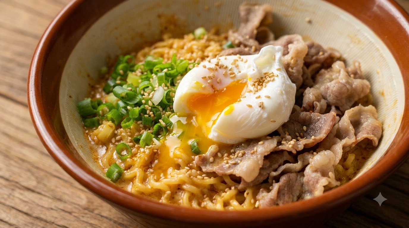 갈릭 마요네즈 비빔 인스턴트 라면