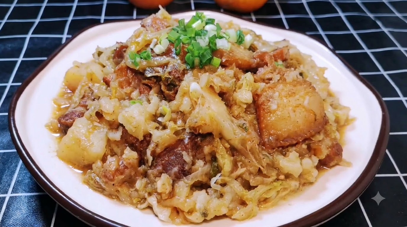 산시성 돼지고기 묵은지 스튜