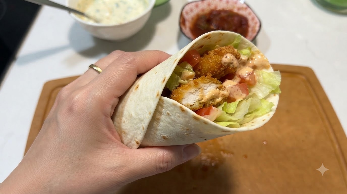 KFC 멕시칸 치킨 랩 따라하기
