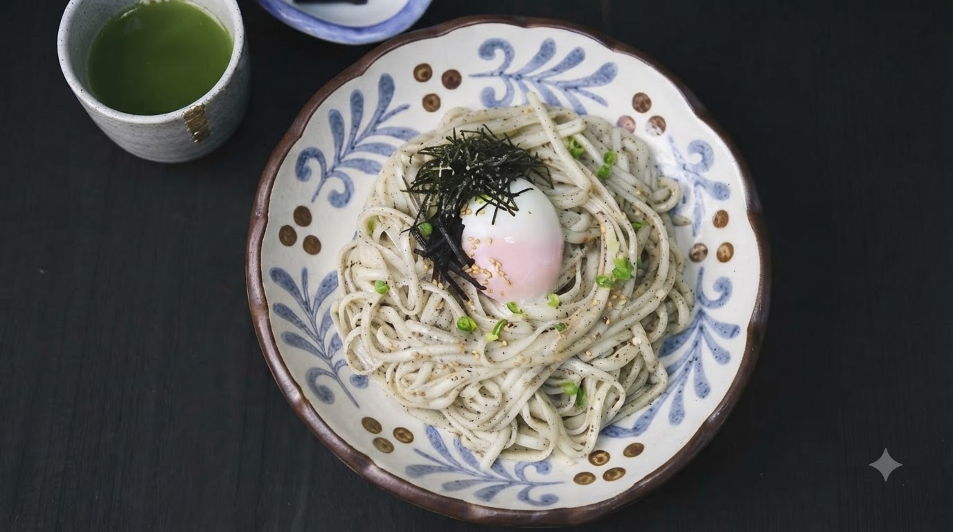 트러플 참깨 냉우동