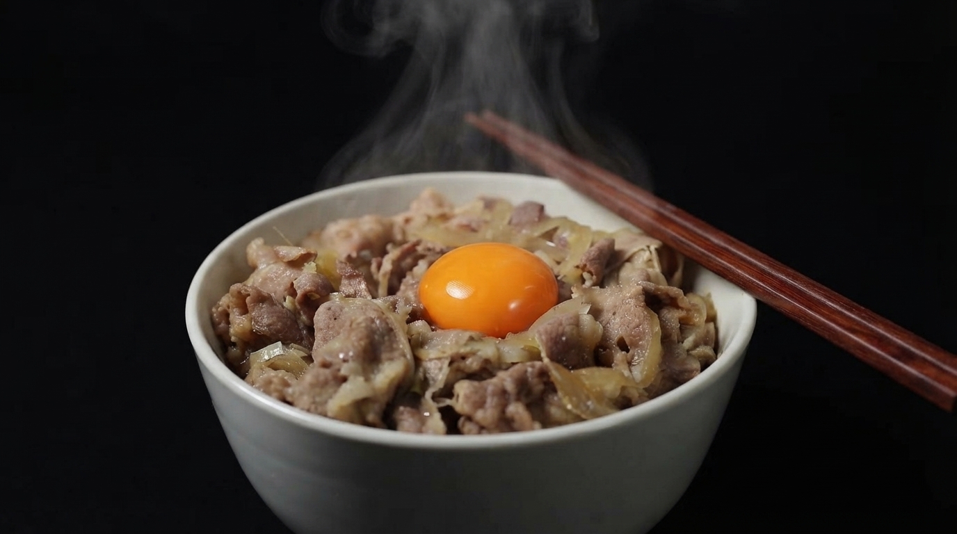 정통 일본식 소고기 덮밥 (규동)