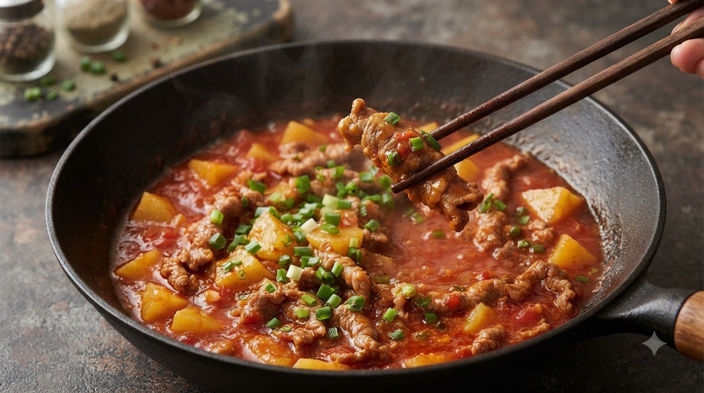 토마토 감자 우삼겹 훠궈