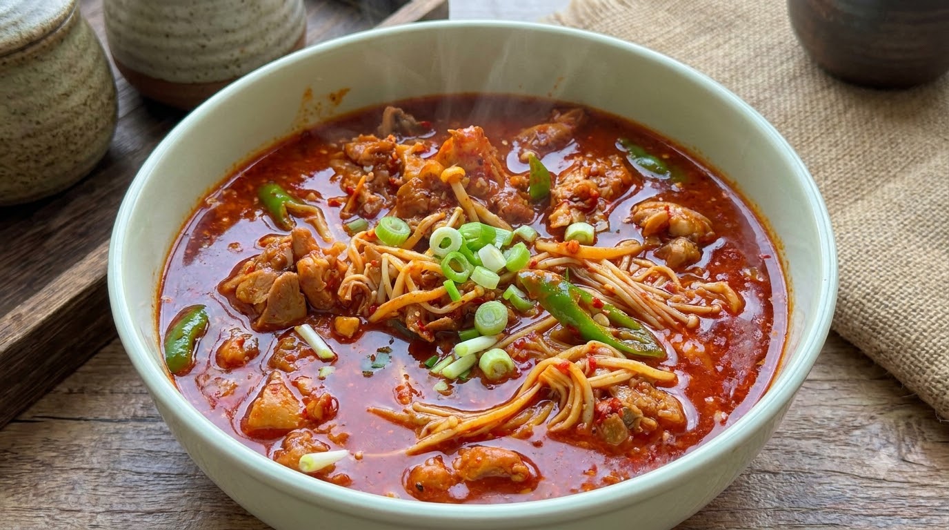 서북부 야시장 매콤 훠궈 치킨