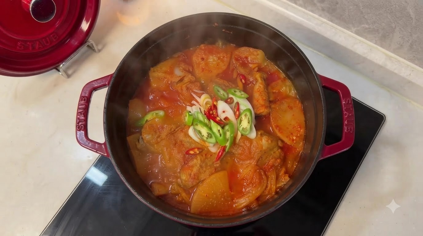 돼지고기 김치 갈비찜