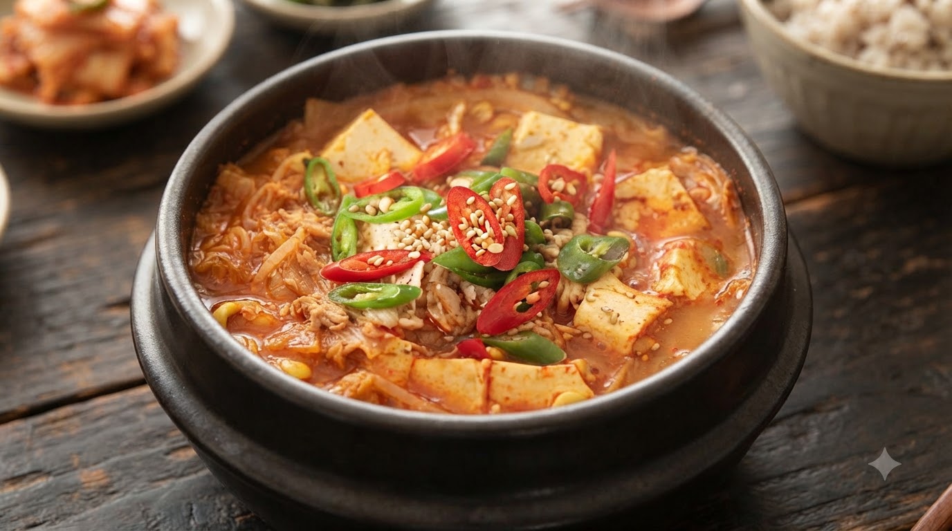 김치 참치 두부찌개
