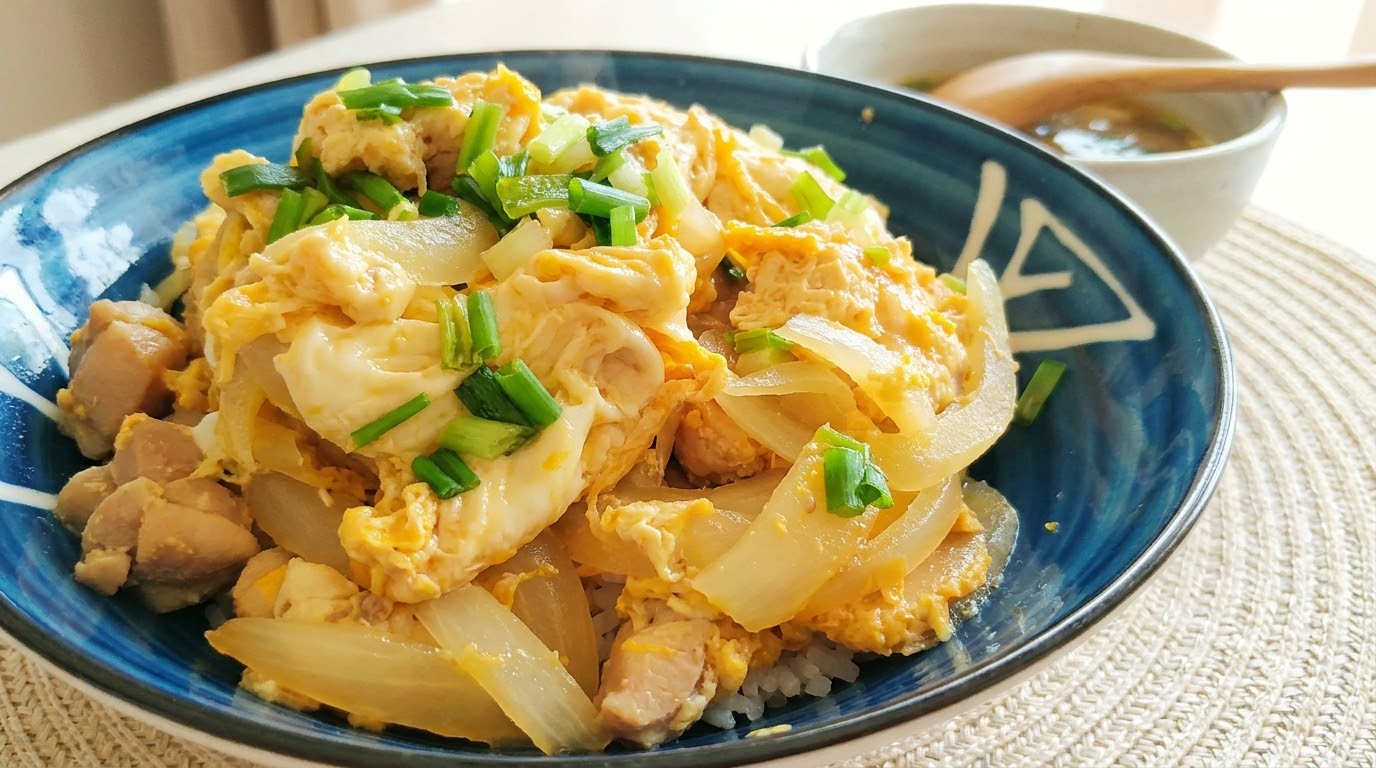 클래식 오야코돈 (일본식 닭고기 달걀 덮밥)