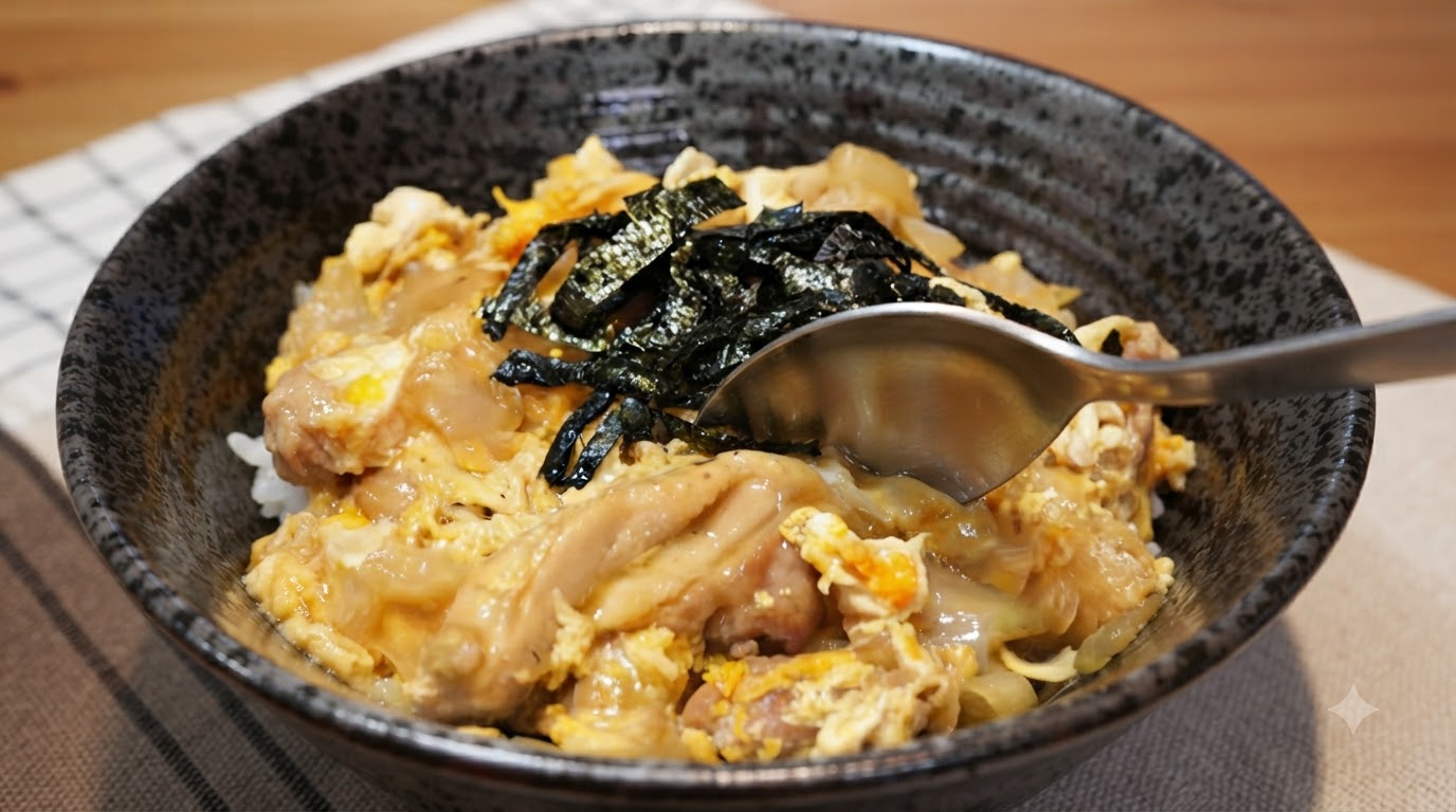 정통 일본식 오야코동 (닭고기 달걀덮밥)