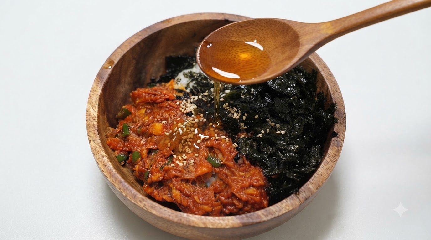 10분 완성 매콤 고추장 참치 비빔밥