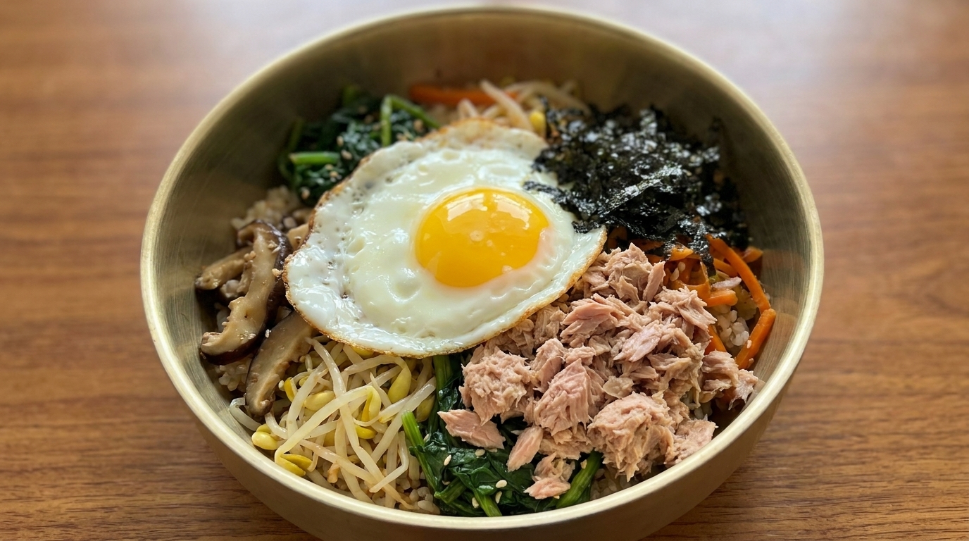 한국식 참치 비빔밥