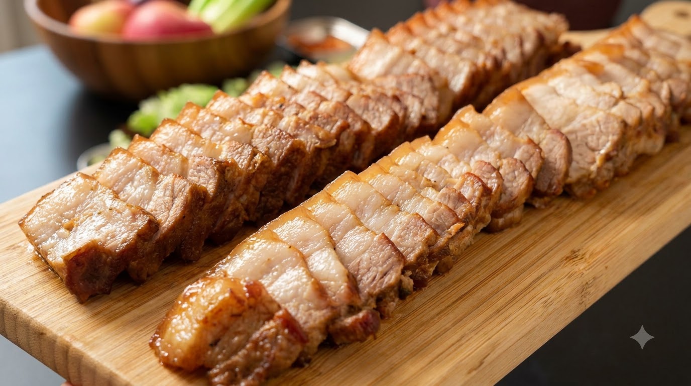 한국식 무수분 보쌈 (맥주 수육)